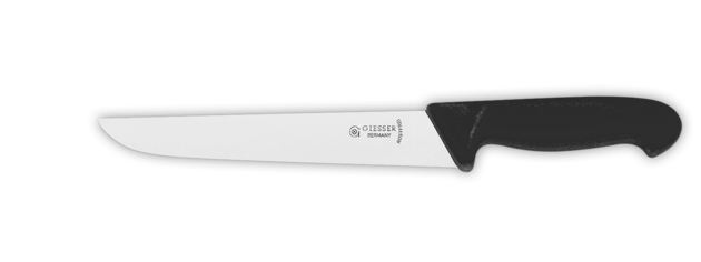 Cuchillo carnicero GIESSER para despiezar, hoja 16cm, estrecha, rgida, mango clsico, negro