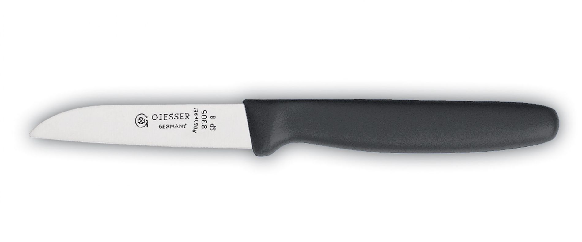 Puntilla Giesser patatero. Negro. Hoja de 8cm