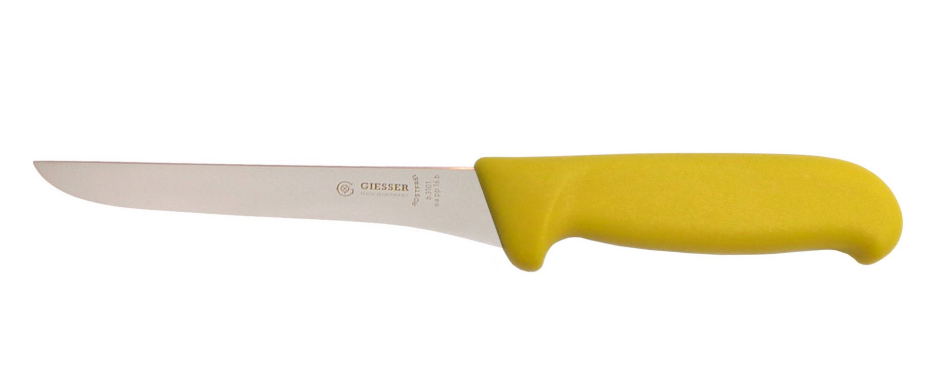 Cuchillo GIESSER para deshuesar en curado, hoja 10cm, mango PROFILINE, amarillo